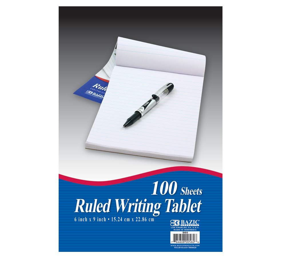 Writing tablet - 100 sheets