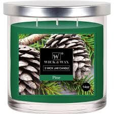 Wick and wax 3wick candle - 14 oz