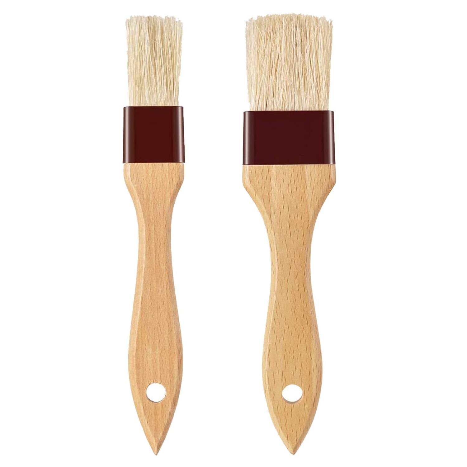 Wood basting brush - 2pc