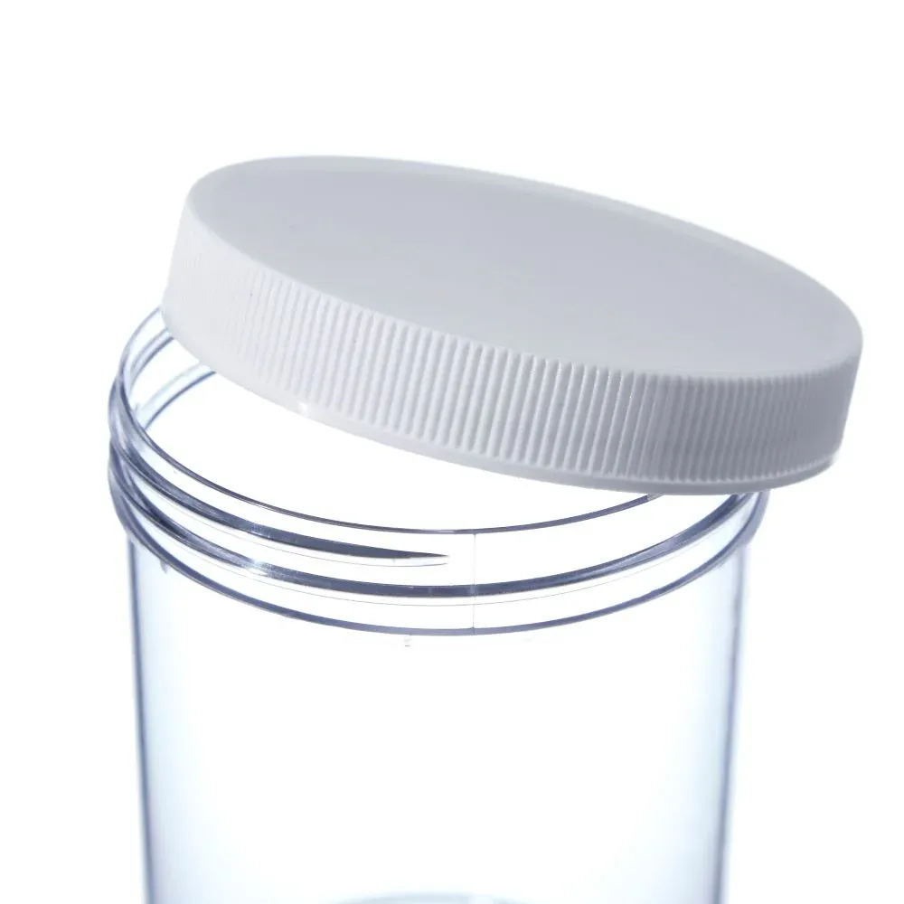 Transparent plastic jar - 2100 ml
