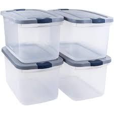 Food storage container - 61 oz with rubber edge