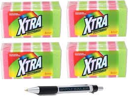 Xtra scrubbing sponge - 6 count