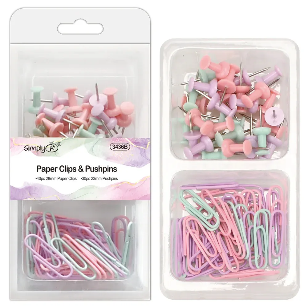 Paper clips and thumb tacks