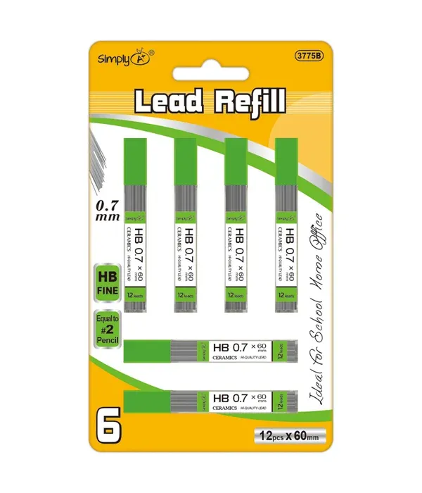 Lead refill - 0.7mm 6pk