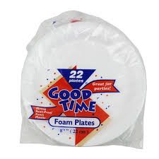 Foam plates - 8 7/8” - 22 count