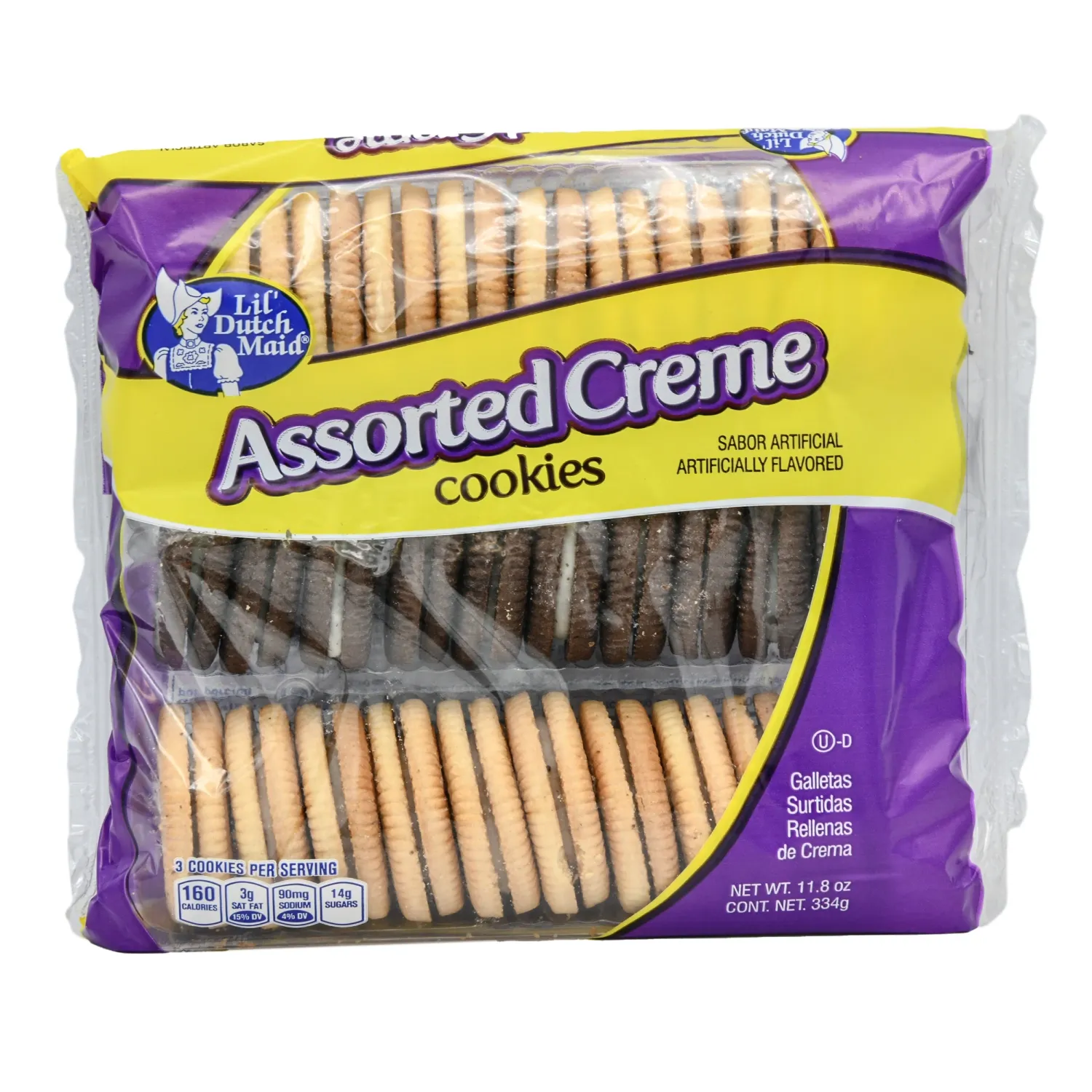 Assorted creme cookies