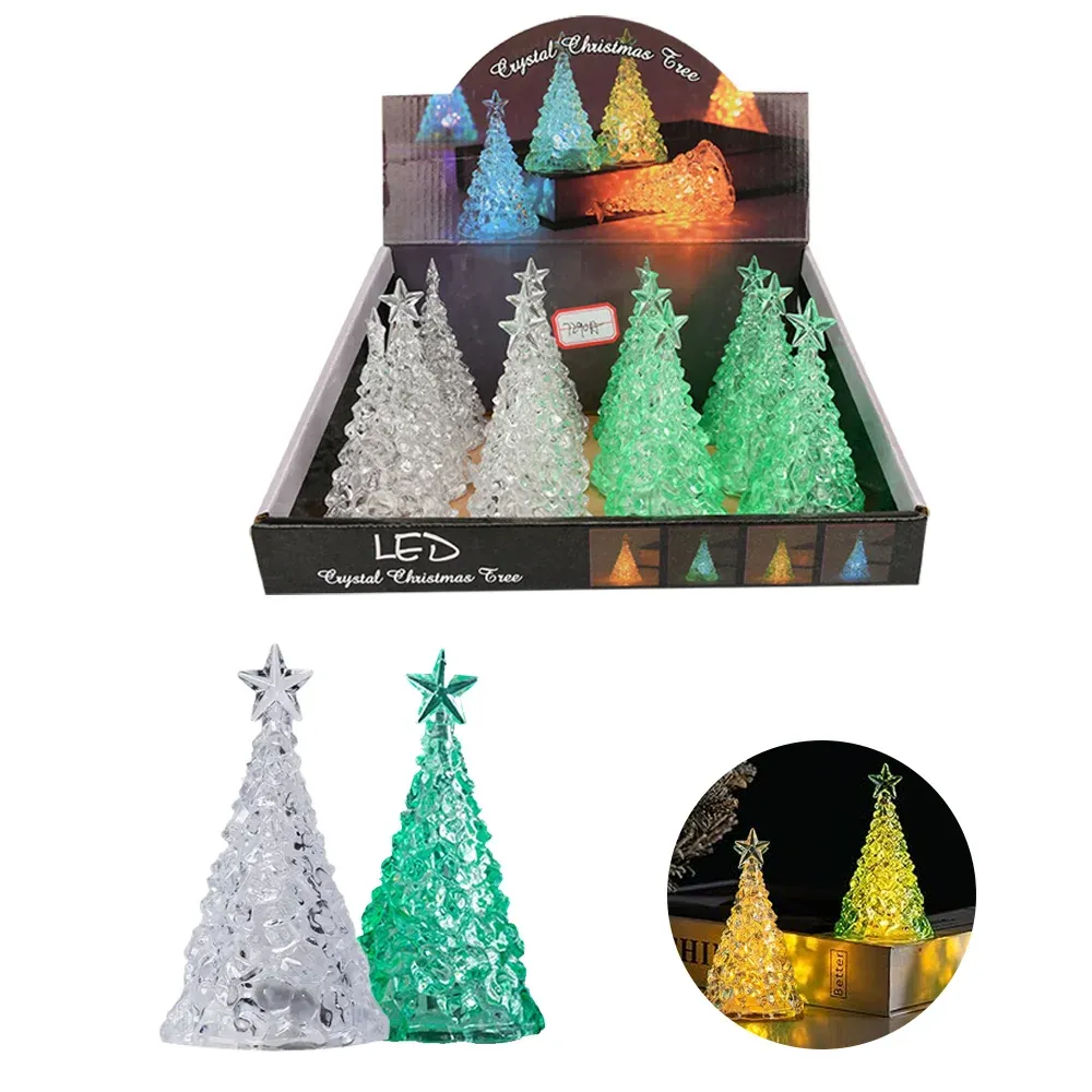 Crystal Christmas tree candle