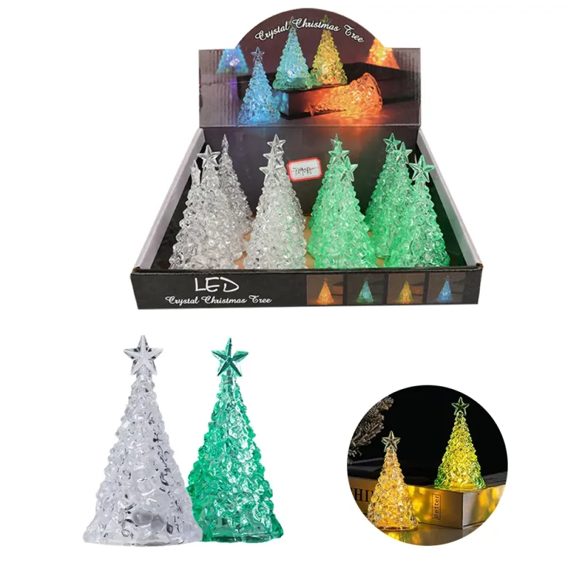 Crystal Christmas tree candle