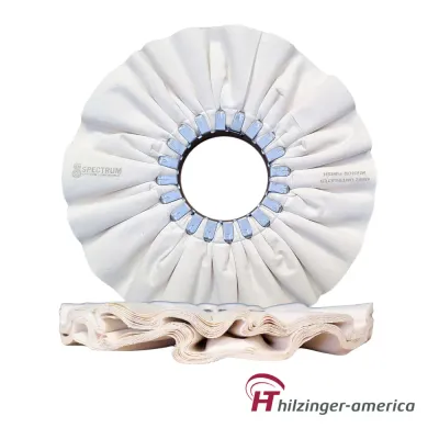 Premium 86/82 Untreated Mirror Finishing Airway Buffing Wheel (#2, 24 ply) 10" x 3"