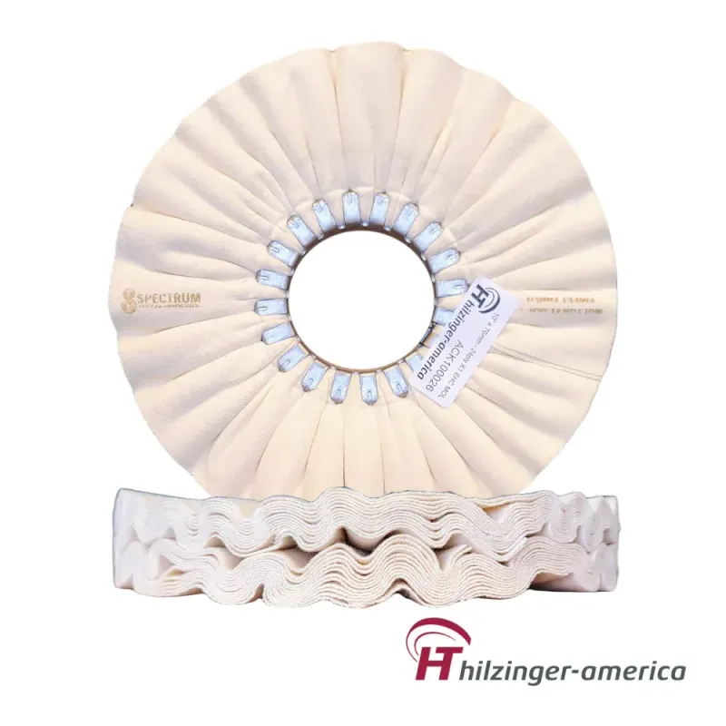 Premium Molton Heavy Flannel Finest Mirror Finishing Airway Buffing Wheel (#2, 24 ply) 10" x 3"