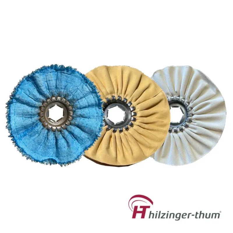 5" x 19mm Premium Miniature Airway Buffing Wheels (Sisal, Mill Treat & Untreated)