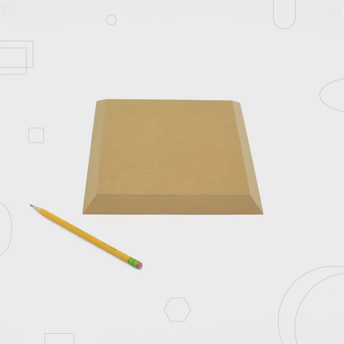 9.5&quot; X 9.5&quot; SQUARE HUMP MOLD