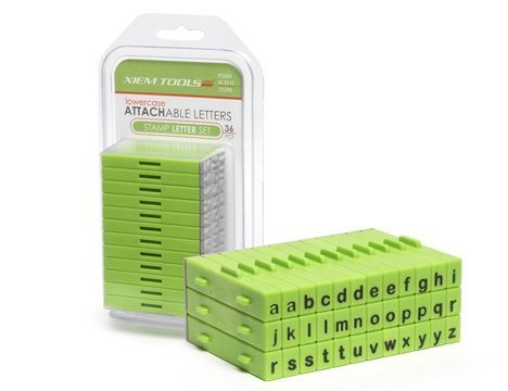 36 LETTERS STAMP SET-LOWERCASE