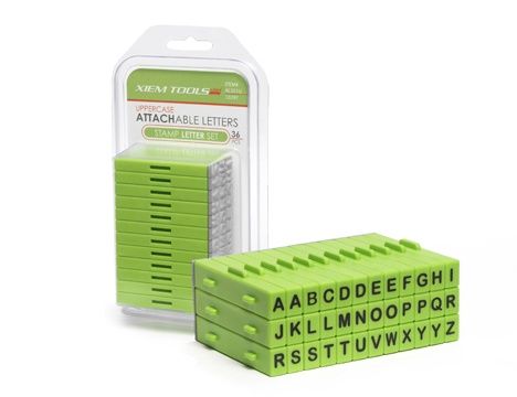 36 LETTERS STAMP SET-UPPERCASE