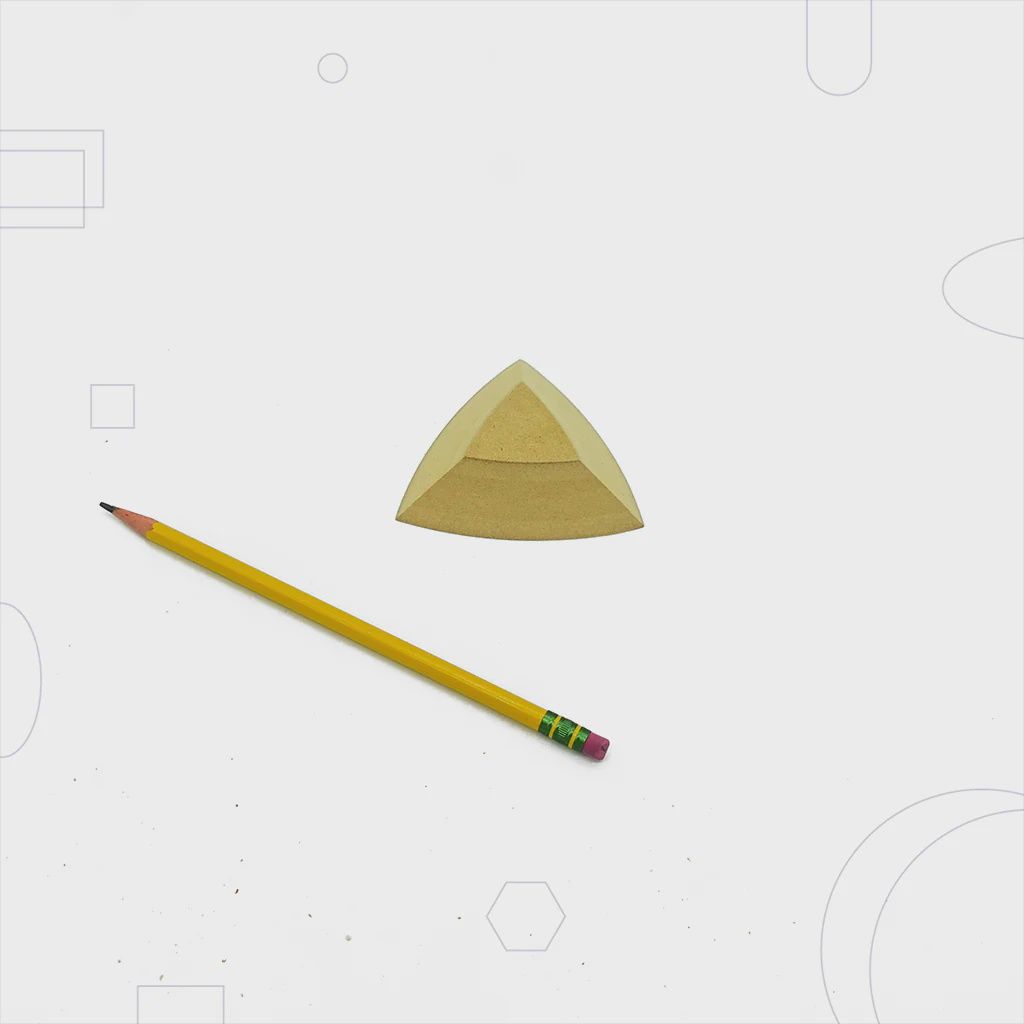 3.5&quot; SPHERICAL TRIANGLE HUMP M