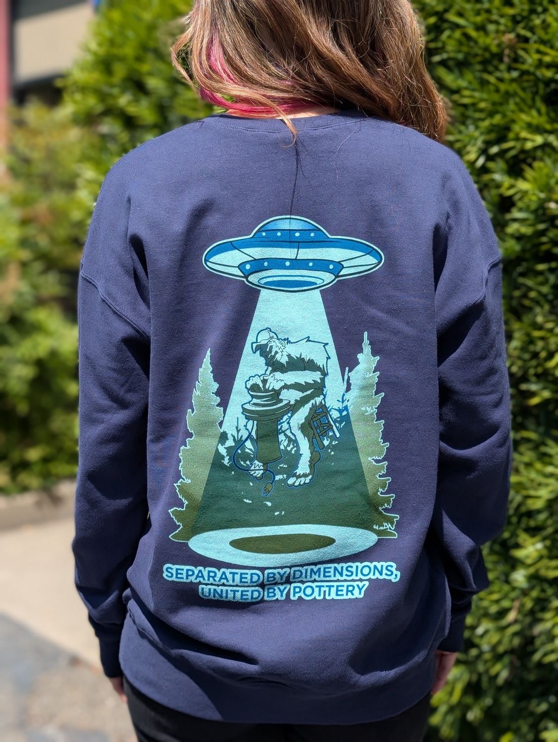 Bigfoot Crewneck, Color: Navy, Size: M