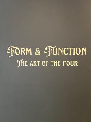 Form &amp; Function: The Art of The Pour