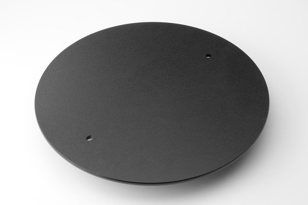 Round Black Plastic Bat, Size: 12" x 1/4" Round Black Plastic Bat