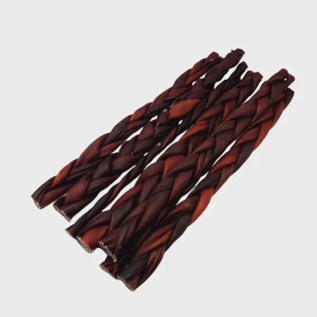 Bâton de collagène de bœuf tressé – Brun