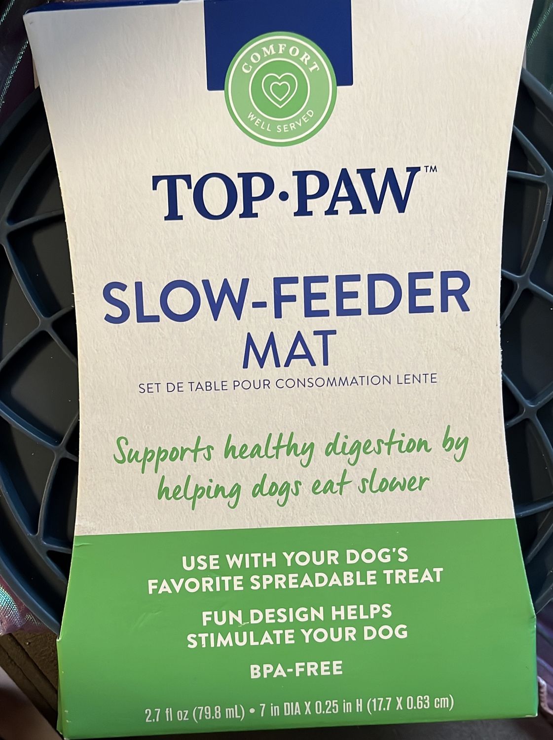 Slow Feeder Mat - Blue