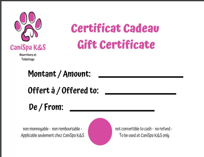Gift Certificate