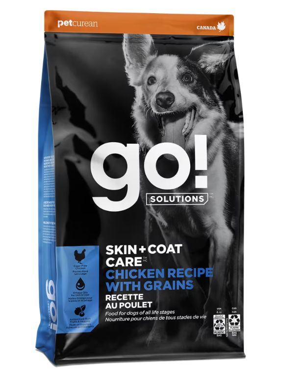GO! CHIEN PEAU + POILS POULET 12 LBS
