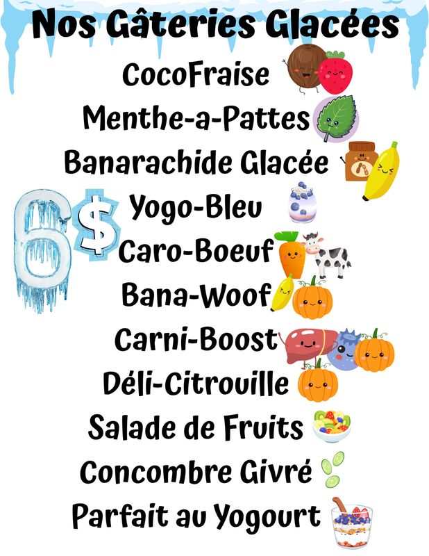 Gâteries Glacées