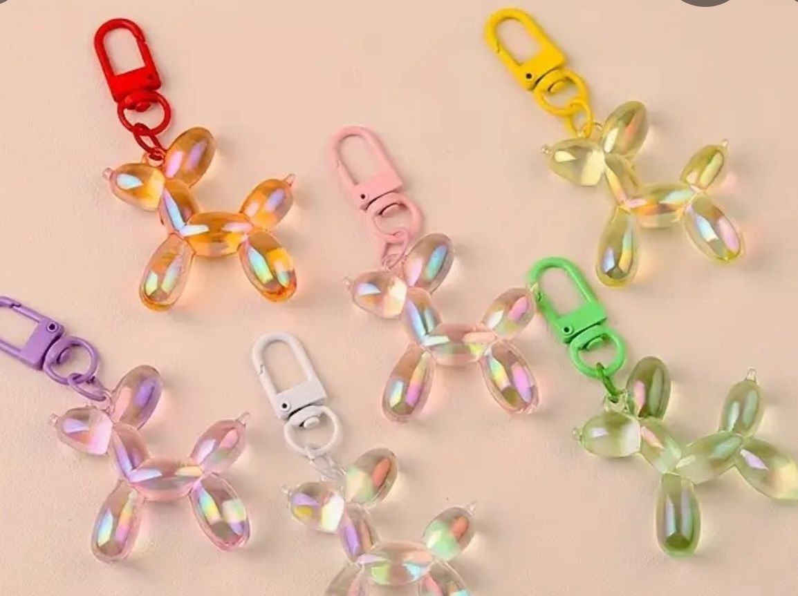 Porte-clés chien ballon