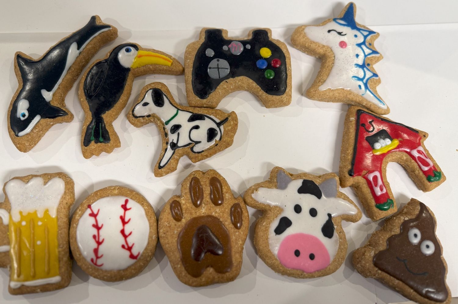 Biscuits en formes variées