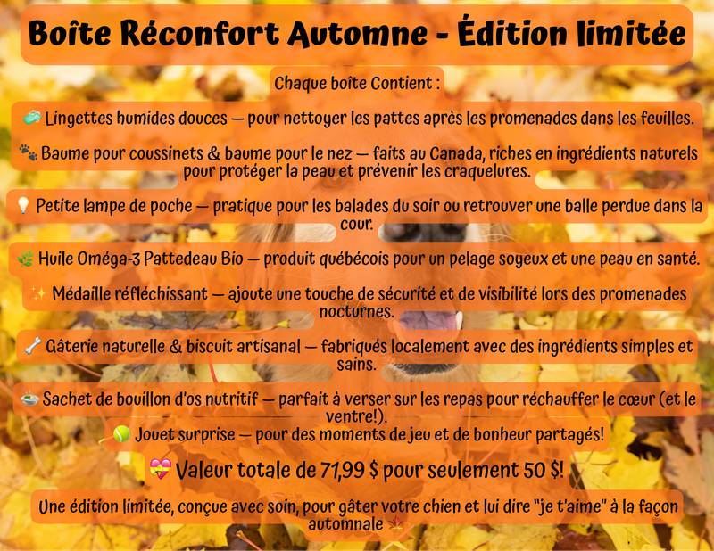 Boîte Réconfort Automne - Édition limitée