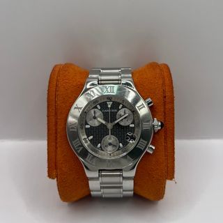 Cartier Watch with Steel Strap