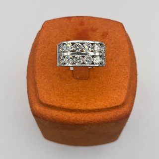 14K White Gold Men's Diamond Ring