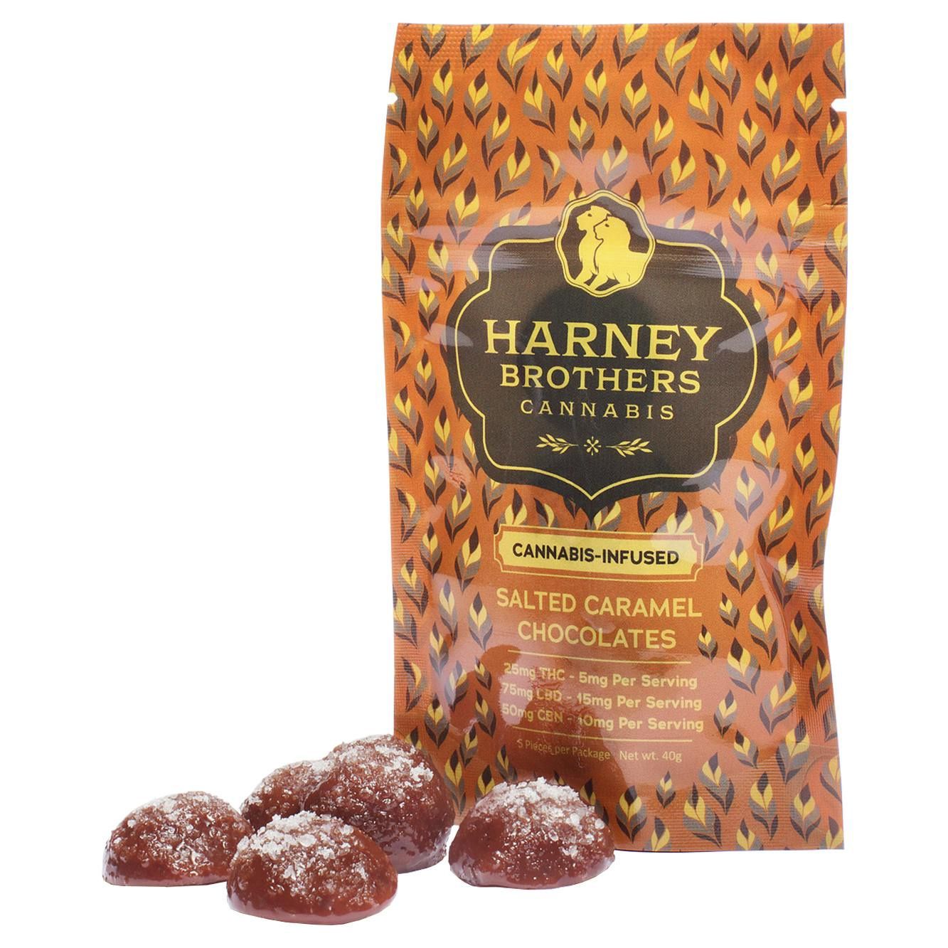 Harney Brothers - Chocolate, Size: 5x5mg, Flavor: Salted Caramel