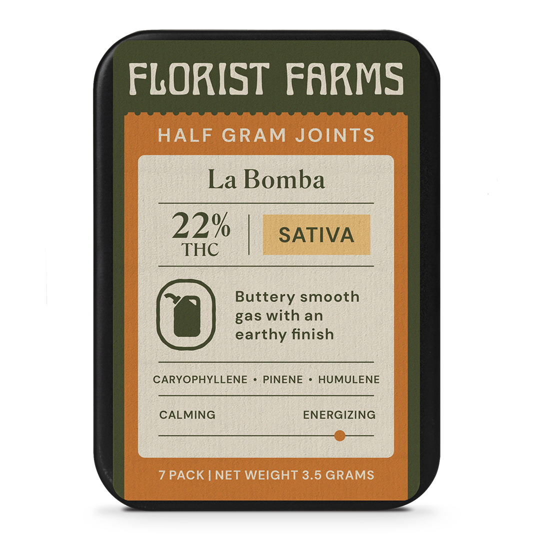Florist Farms - Pre-Roll, Size: 7x0.5g, Strain: Sativa/La Bomba