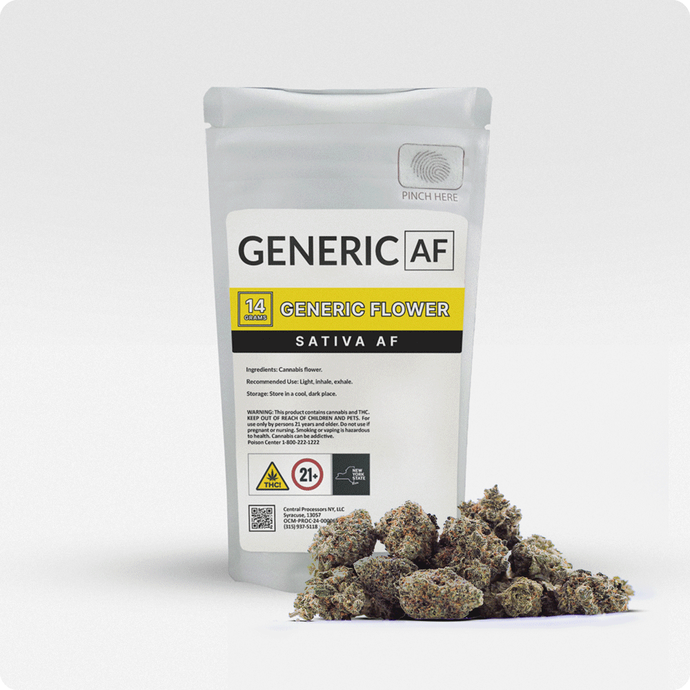 Generic AF - Flower, Size: 14g, Strain: Mandarin Jack
