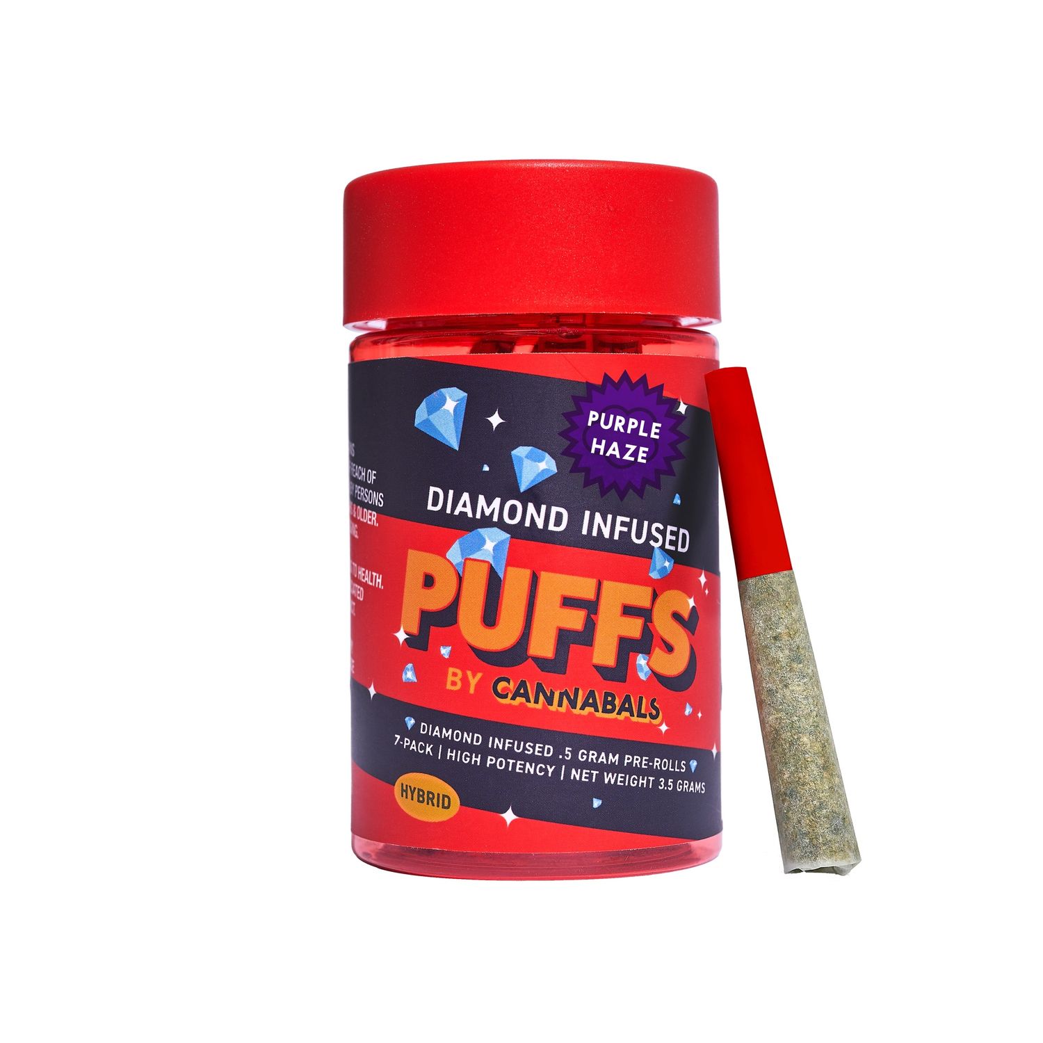 Cannabals - Pre-Roll, Size: 5x0.7g, Strain: H-50/Purple Haze