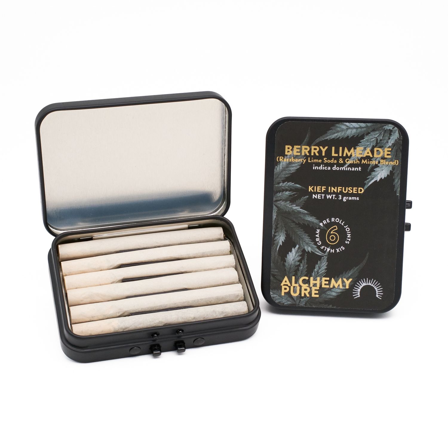 Alchemy Pure - Pre-Roll, Size: 6x0.5g Infused, Strain: Indica/Berry Limeade