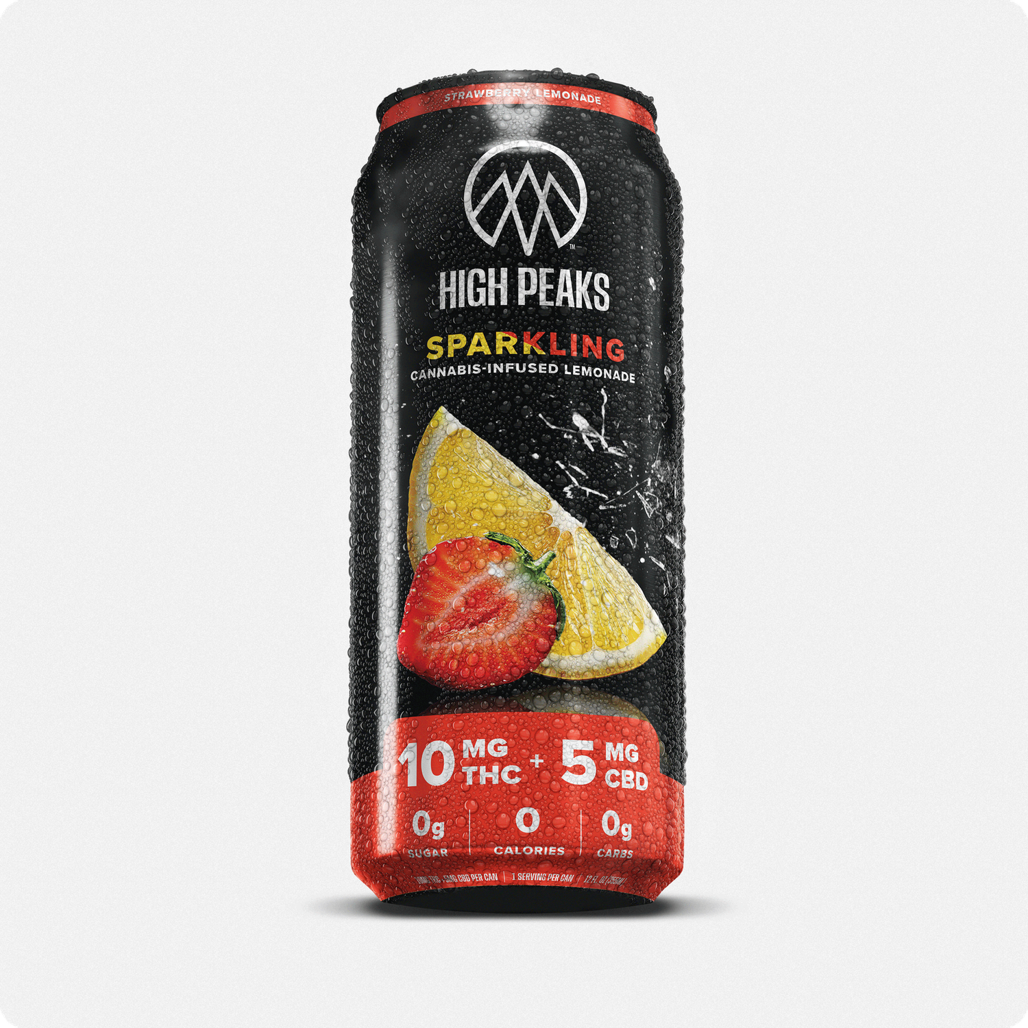 High Peaks - Beverage, Size: 10mg, Flavor: Sparkling Strawberry Lemonade