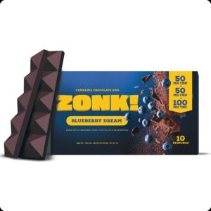 Zonk! - Chocolate, Size: 10x10mg, Flavor: Blueberry Dream