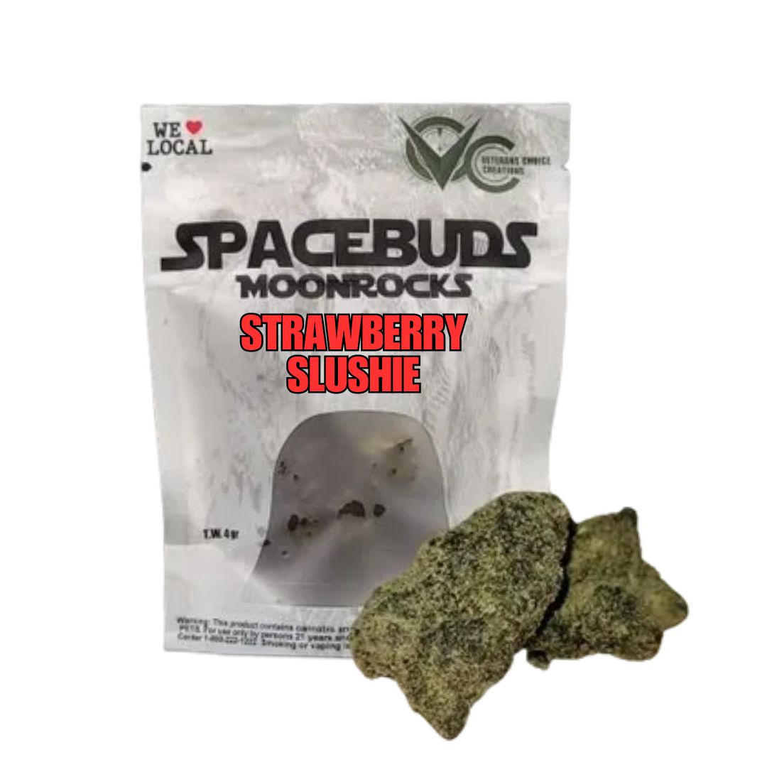 Spacebuds - Moonrock, Size: 4g, Strain: H-Indica/Strawberry Slushie