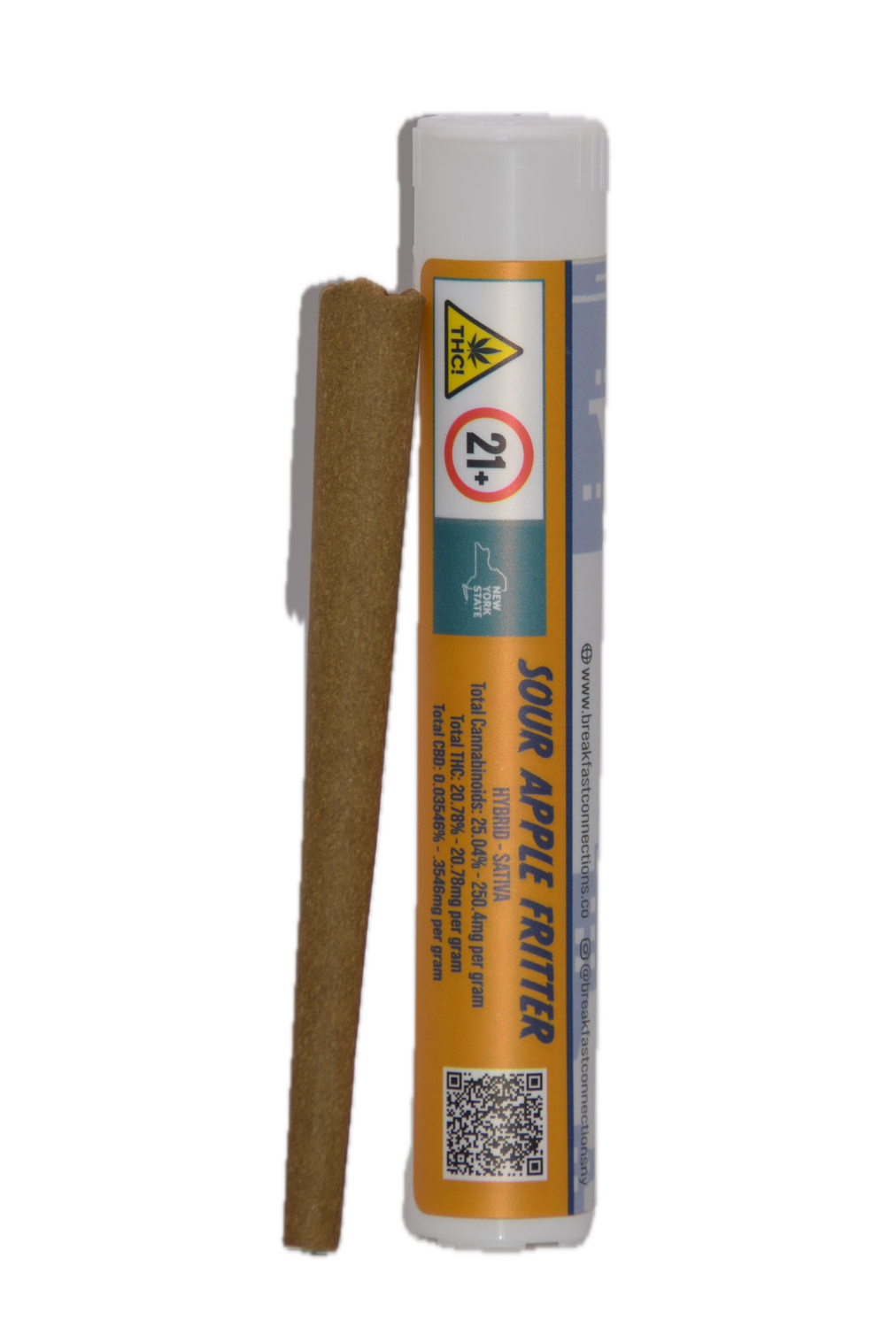 Breakfast Connections - Pre-Roll, Size: 1g, Strain: H-Sativa/Sour Apple Fritter