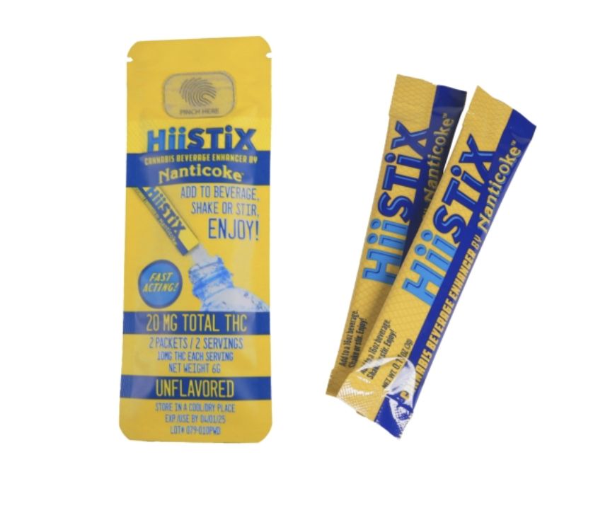 HiiStix - Beverage Enhancer, Flavor: Unflavored, Size: 2x10mg