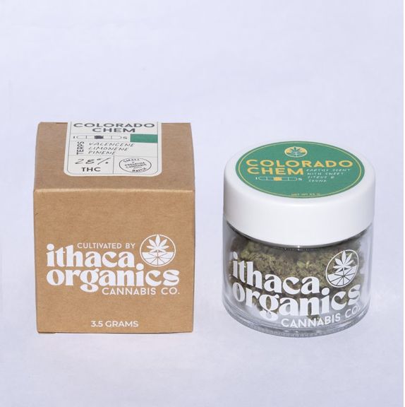 Ithaca Organics - Flower, Size: 3.5g, Strain: H-50/Colorado Chem