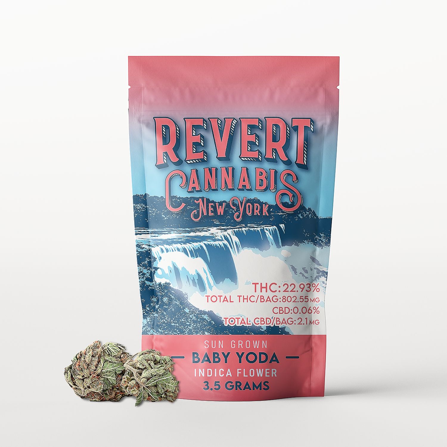 Revert - Flower, Size: 3.5g, Strain: Indica/Baby Yoda