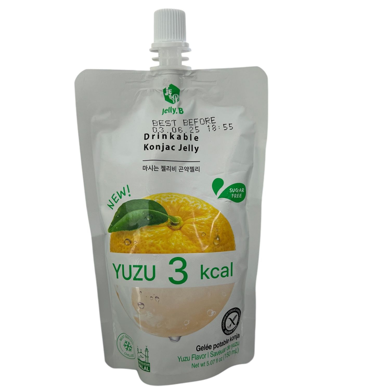 Jelly.B Drinkable Konjac Jelly Yuzu Flavour 150ml