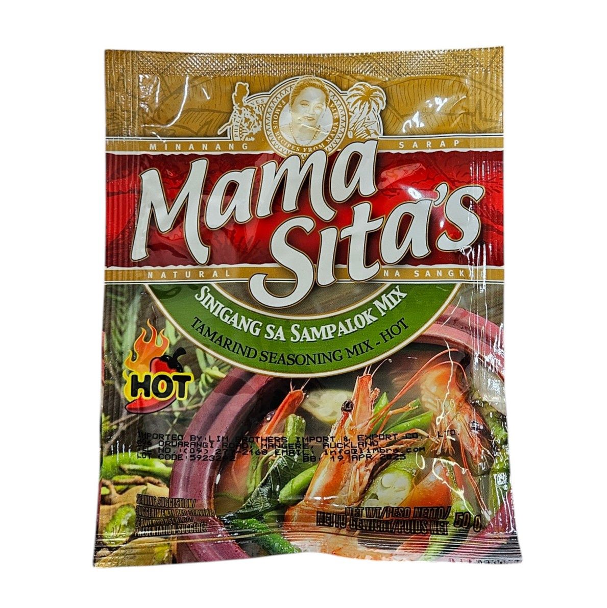 Mama Sita&#39;s Tamarind Mix (Hot) 50g