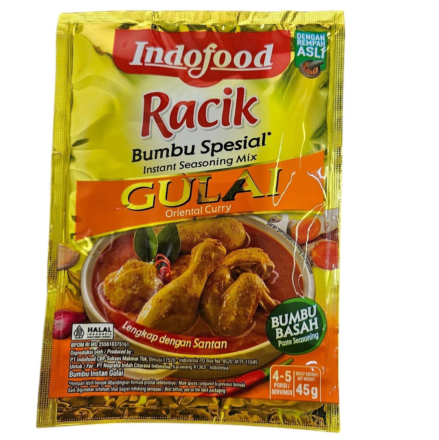 Indofood Gulai Oriental Curry 45g
