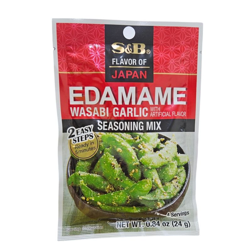 S&amp;B Edamame Wasabi Garlic Seasoning 24g