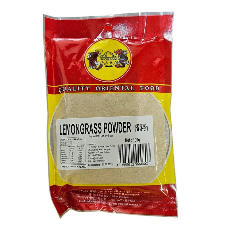 Dragon &amp; Phoenix Lemongrass Powder 100g