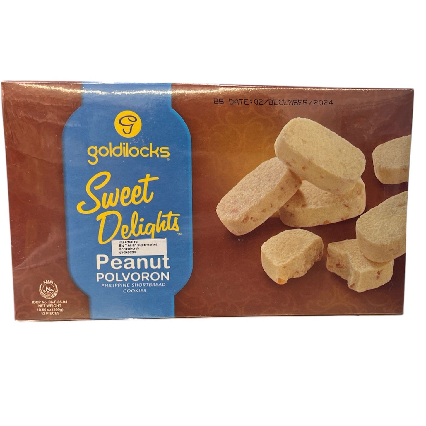 Goldilocks Polvoron 25gx12 Peanut